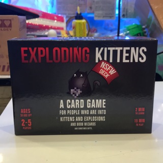 (บอร์ดเกมส์จีน) exploding Kitten NSFW DESCK