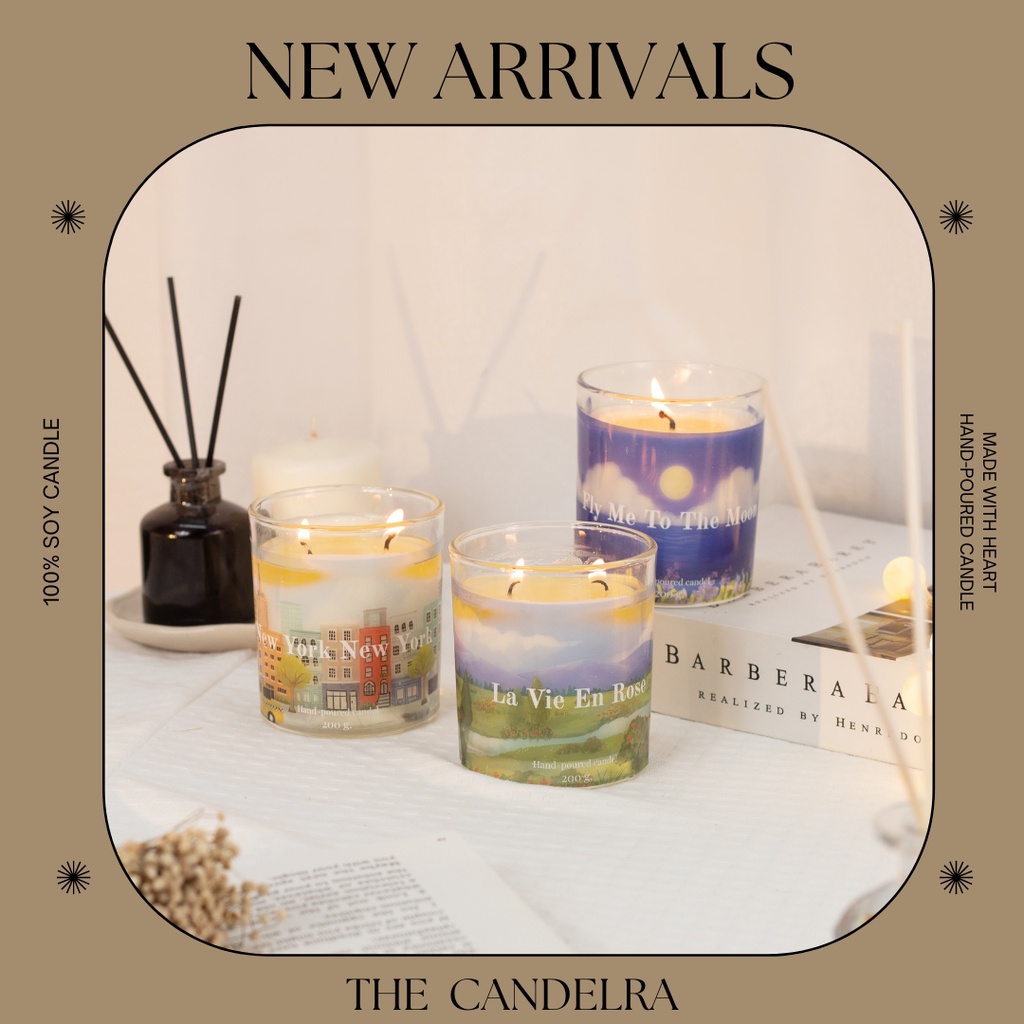 Lyrics' collection soy candle