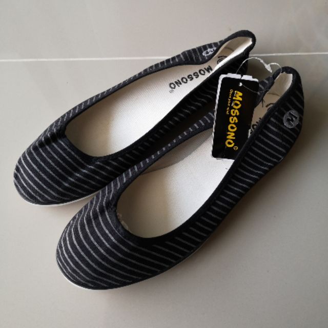 รองเท้าคัทชู​ Keto​-Mossono​ รองเท้าผ้าแคนวาส SIZE​39​ ของใหม่มือหนึ่ง