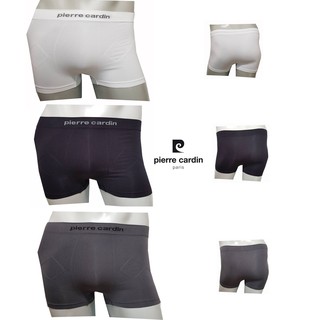 Pierre Cardin PI-326 บ็อคเซอร์Seamless 1ตัว microfiber 93% elastane 7% มี 3 สี ขาว ดำ เทา