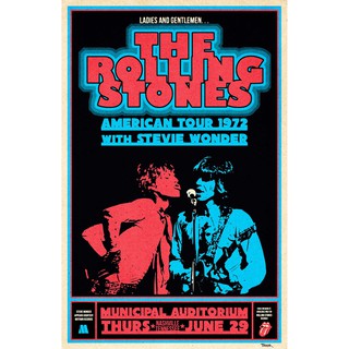 โปสเตอร์ The Rolling Stones เดอะโรลลิงสโตนส์ ตกแต่งผนัง Music Poster โปสเตอร์วินเทจ โปสเตอร์วงดนตรี โปสเตอร์ติดผนัง