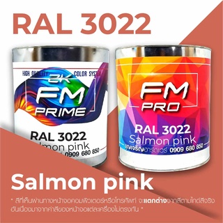 สี RAL 3022 Salmon Pink