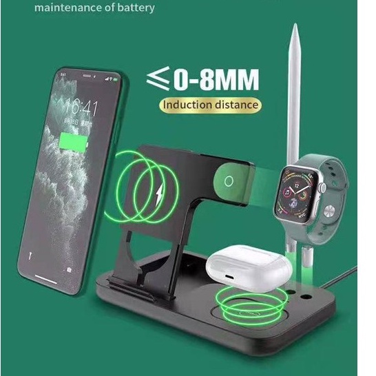 OW-01 4IN1 WIRELESS CHARGER สําหรับปากกานาฬิกาอัจฉริยะ