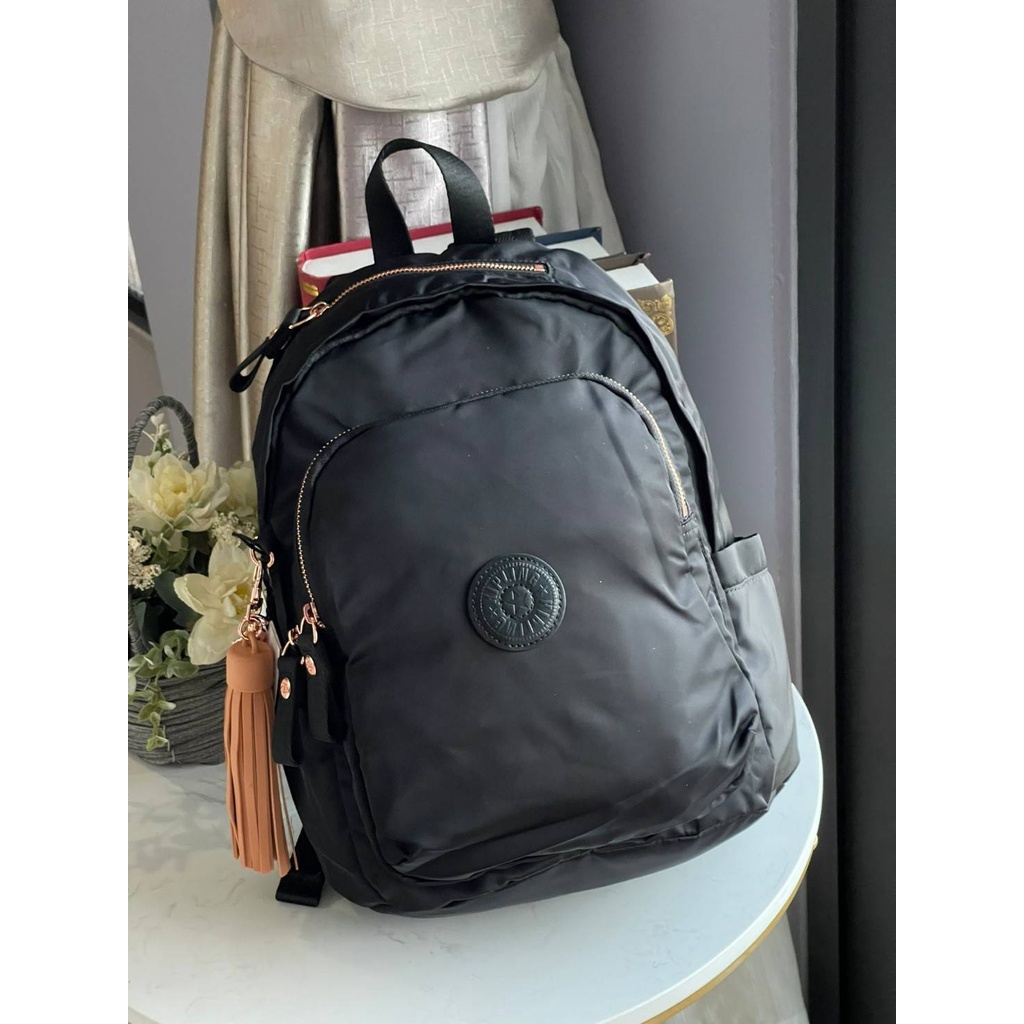 💕KIPLING Delia Medium Backpack with Front Pocket and top handle