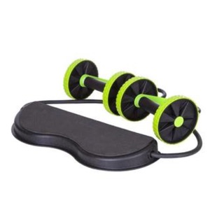 SPORT CITY EXERCISE Double Wheels Ab Roller Pull Rope Abdominal Trainer HJ-B098