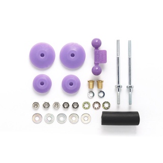 โรลเลอร์ TAMIYA mini4wd 95518 Large Dia. Stabilizer Head Set (11mm, 15mm) (Purple)