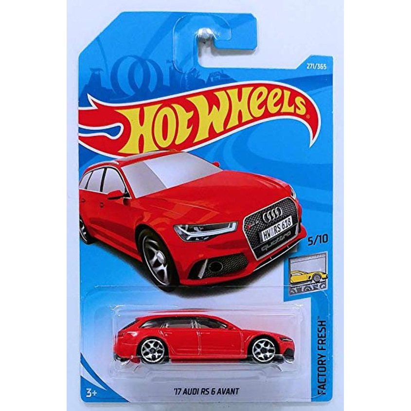 Hot Wheels 2018 Factory Fresh No.271 - 17 Audi RS 6 Avant