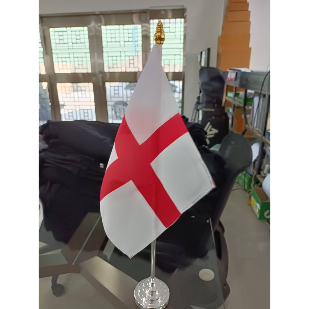 ENGLAND ธงตั้งโต๊ะ ธงชาติอังกฤษ สูง 50 cm
