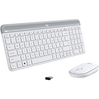 LOGITECH MK470 SLIM COMBO - Offwhite