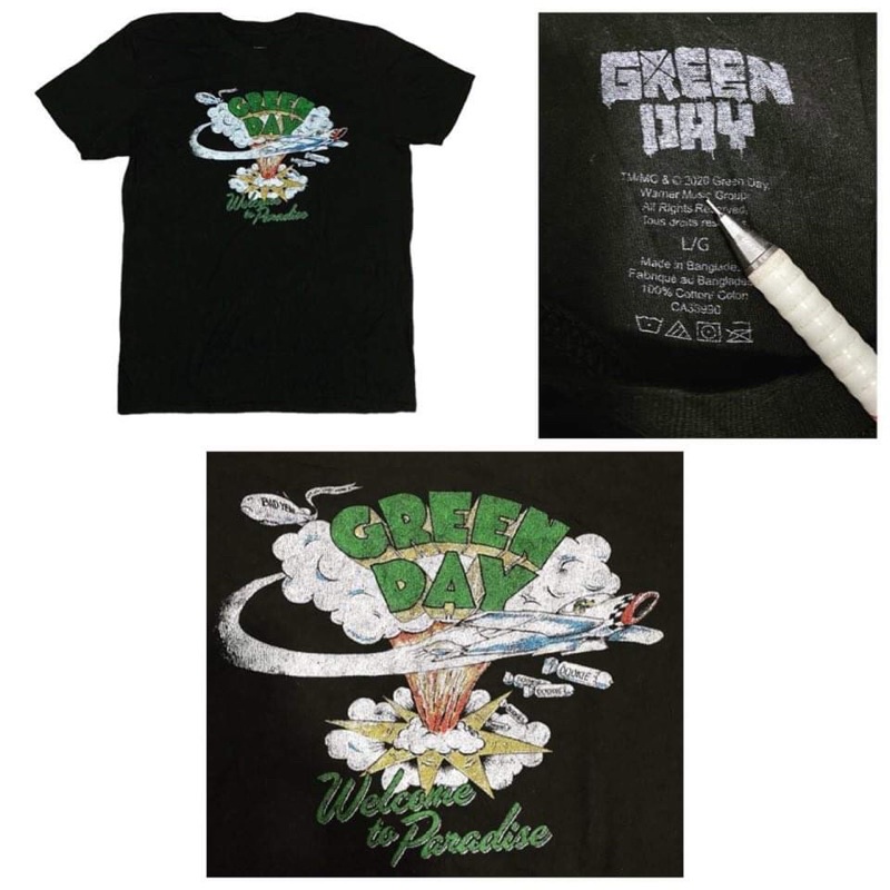 เสื้อวงมือสอง ลิขสิทธิ์แท้ Green Day