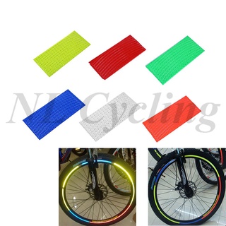 【Boutique &amp; Stock】สติกเกอร์สะท้อนแสง สําหรับติดตกแต่งล้อรถจักรยาน MTB