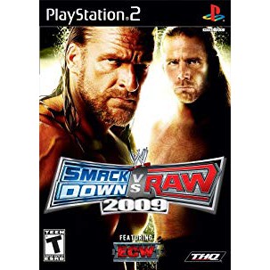 แผ่นเกมส์ PS2 SMACK DOWN 2009  ปลายทางได้