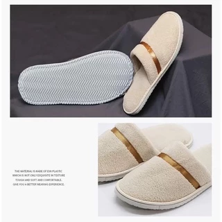 SY_SHOP slipper รองเท้าใส่ในบ้าน รองเท้าโรงแรม พื้นยาง สลิปเปอร์ กันลื่น (size:40-42)
