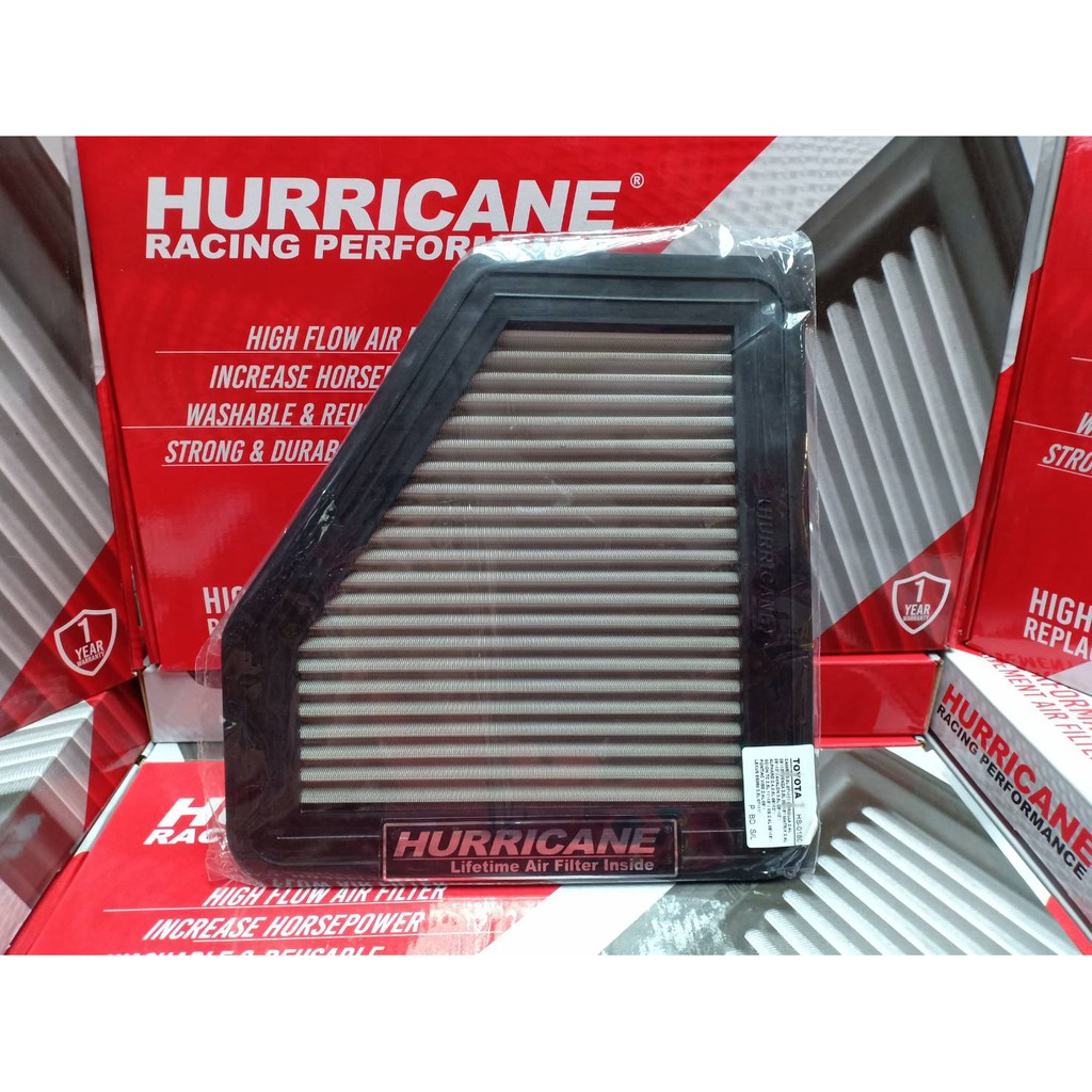 🔥Hurricane กรองอากาศสแตนเลส Toyota Alphard/Vellfire 2.4L,3.5L ปี 08'-14',Estima 2.4L,3.5L ปี06'-12',Camry 3.5L ปี07'-11'