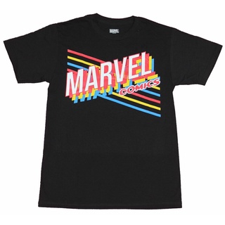 ขายดี!พร้อมส่ง เสื้อยืดแขนสั้น ผ้าฝ้าย 100% พิมพ์ลายโลโก้ Marel Comics 80S หลากสี แฟชั่นฤดูร้อน สําหรับผู้ชายS-5XL