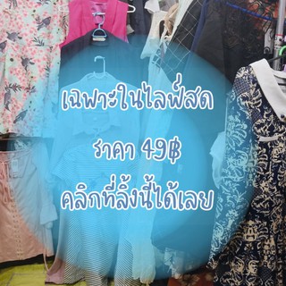 เฉพาะในไลฟ์สด (รหัส B/ก ราคา49/11฿)