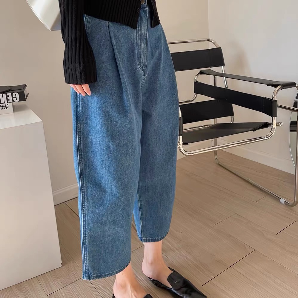 พร้อมส่ง jeans ballon pant C2874 กางเกงยีนส์ทรงบอลลูน กางเกงยีนส์