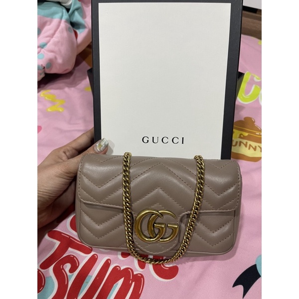 ❌ Sold ❌กระเป๋า gucci gucci marmont mini used sold