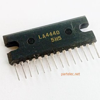 LA4440* IC14P-IC-Dual AF PO: 6 W: Bridge (BTL): 19 W: VCC = 13.2 V: RL= 4 ohm