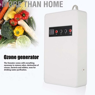 More Than Home เครื่องกําเนิดไฟฟ้าโอโซน 50Hz 600mg/h ปลั๊ก Eu 220V