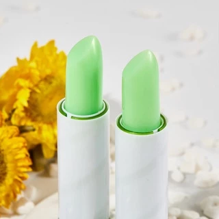 ลิปอโลเวร่า 99% ลิปว่านหางจระเข้ PEIYEN aloe vera ( 1 แท่ง )ลิปบาล์มว่านหางจระเข้ ลิปสติกอุณหภูมิเปลี่ยนสีธรรมชาติสีชมพู