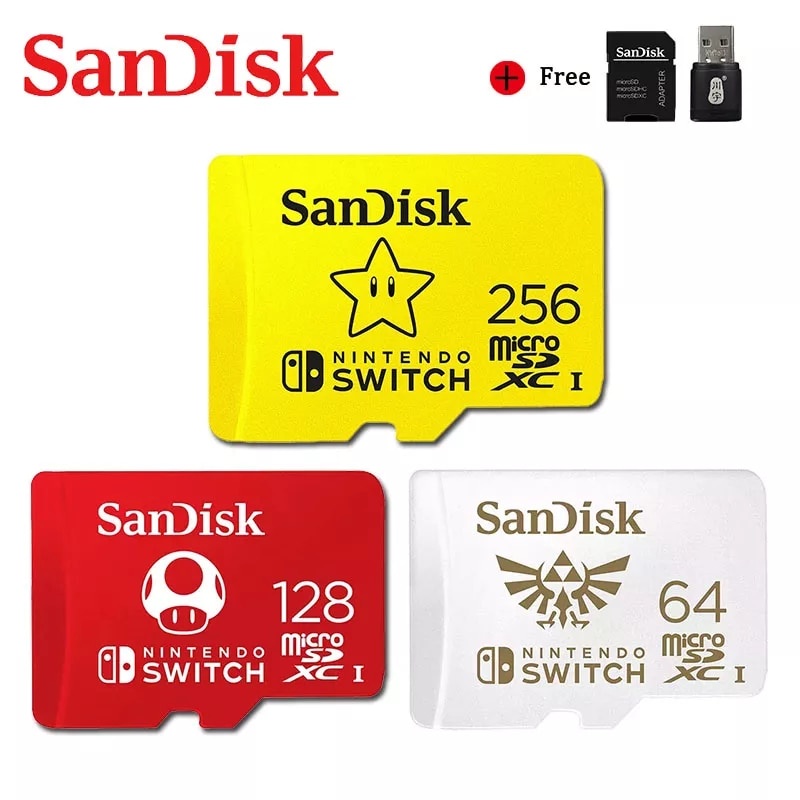 Newest  micro sd Card 128GB 64GB 256GB With Nintendo Switch memory SD Card TF Card