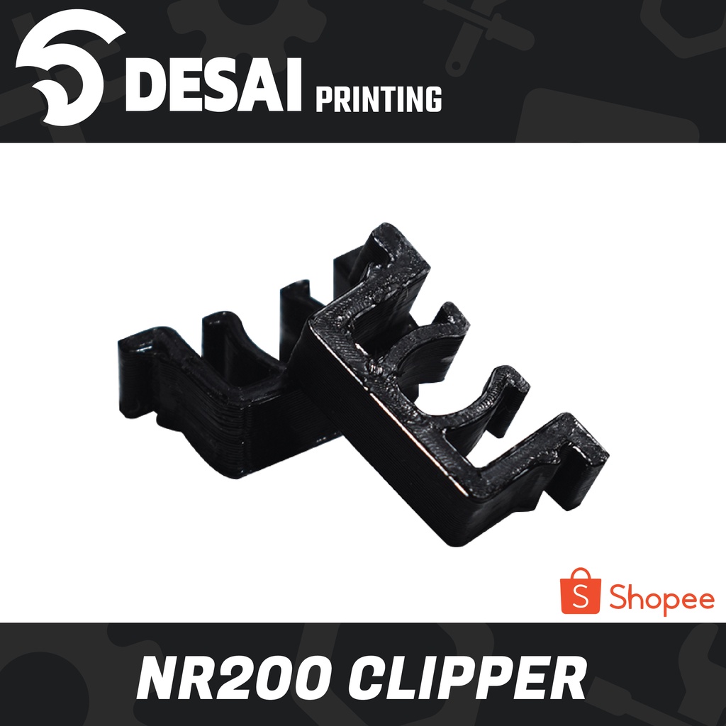 Desaii | Nr200 | Clipper 2 ตัว | ตัวล็อค คลิปเปอร์ ฝากระจก/เหล็ก