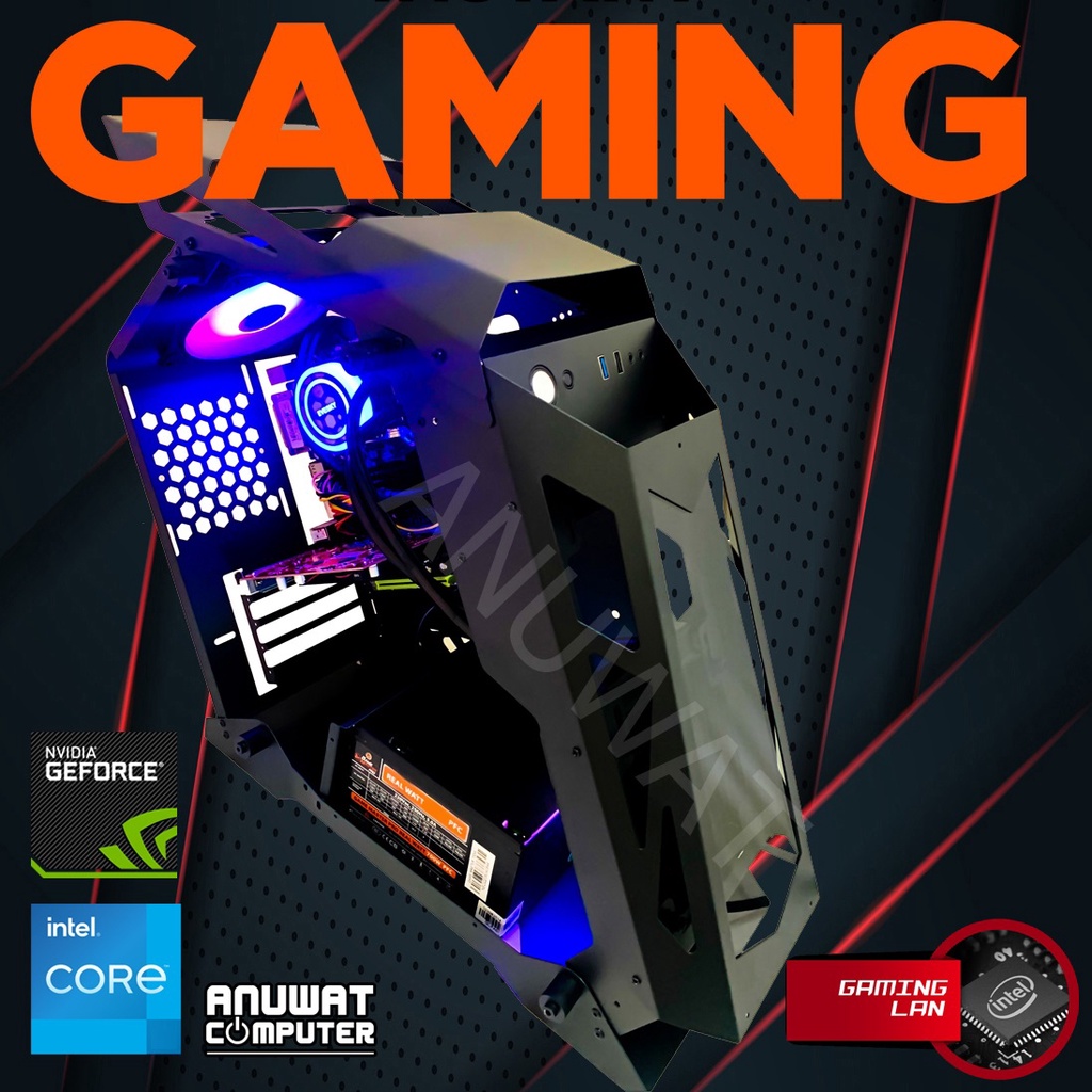 คอมพิวเตอร์ทำงานเล่นเกมส์ Intel Core I7-10700F RAM 16GB RX-6500XT (GEN10)