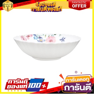 ชามแก้วโอปอล 6 นิ้ว KECH CARNATION อุปกรณ์ใส่อาหาร OPAL GLASS BOWL KECH CARNATION 6IN