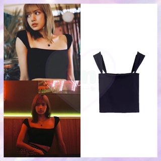 Preoder เสื้อครอปแบบลิซ่า LISA BLACKPINK