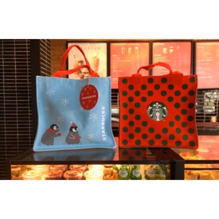 Starbucks Christmas bag 2019 (2 colors) ***ของแท้จากร้านสตาร์บัค