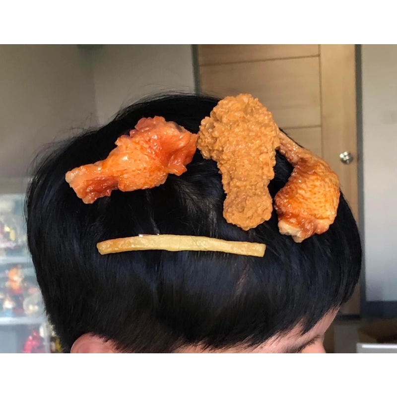 กิ๊บไก่ทอดkfc กิ๊บติดผมไก่กรอบ