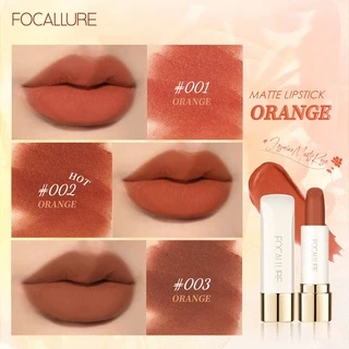 Focallure #Jasminemeetsrose ลิปสติก เนื้อแมตต์ นิ่ม กันน้ํา น้ําหนักเบา