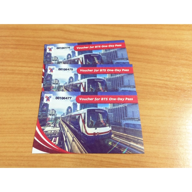 บัตรโดยสาร BTS ประเภท one day pass | Shopee Thailand