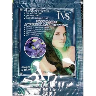 แชมพูย้อมดำ และสีต่างๆ แชมพูปิดหงอก ivs สินค้าดีมีคุณภาพ ขอลูกค้าซ้อขั้นต่ำ10ซองนะคะ