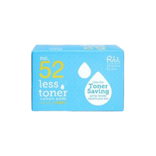 Rii สำลีแผ่น (เพิ่มไซส์ขึ้น15%) Less Toner No.52 จำนวน 140 แผ่น / Cleansing Perfect No.26 จำนวน 105 แผ่น #5