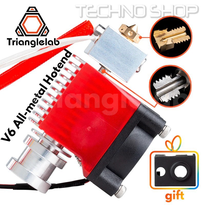 Trianglelab High Quality All-metal v6 hotend 24V remote Bowden Hotend and cooling fan bracket E3D