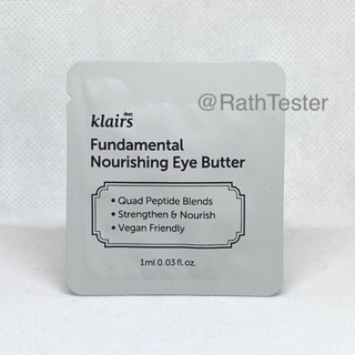 พร้อมส่ง ของแท้ 100% DEAR KLAIRS Fundamental Nourishing Eye Butter 1ml.