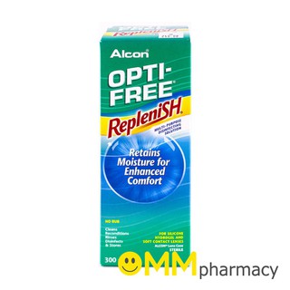 OPTI-FREE REPLENISH. น้ำยาล้างและแช่คอนแทคเลนส์ อัลคอน ขนาด 300 ML