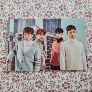 [แท้] โฟโต้การ์ด ซิ่วหมิน แบคฮยอน เลย์ เฉิน EXO 2017 Seasons Greetings Photo Card Xiumin Baekhyun Lay Chen