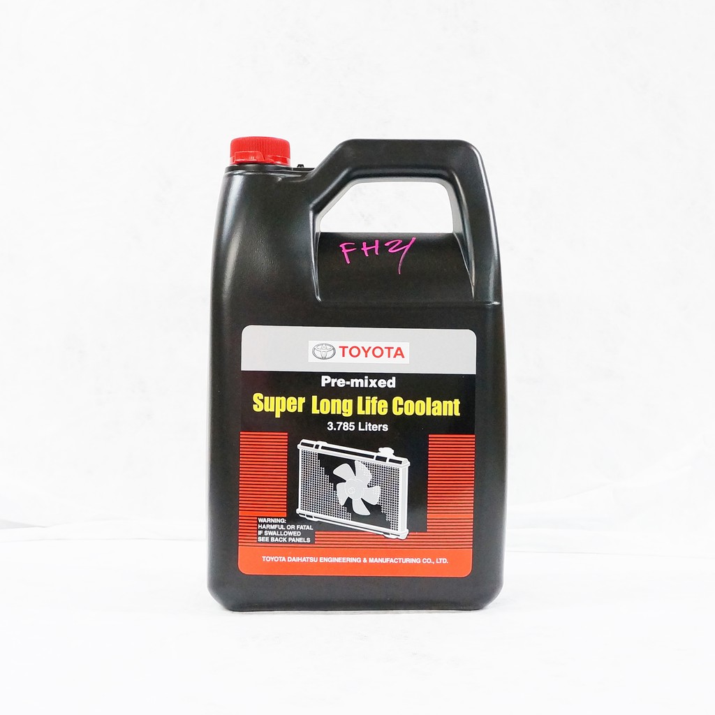 ของแท้ น้ำยาหม้อน้ำ น้ำยาหล่อเย็น TOYOTA 3.785L ไม่ต้องผสมน้ำ