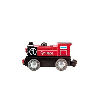 Hape - Battery Powered Engine No. 1 ของเล่นรถไฟ หัวรถจักรใส่ถ่านวิ่งได้ 3y+