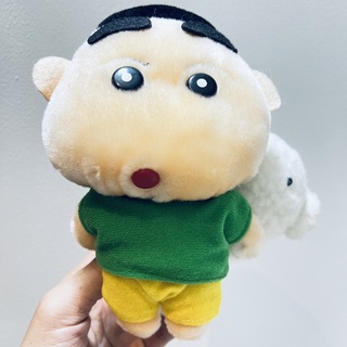 #ตุ๊กตา #ขนาด7นิ้ว #เครยอนชินจัง กับหมาชิโร่  #Crayon #Shin-chan Shiro #ลิขสิทธิ์แท้ #หายากมาก #Taito #มีป้ายผ้า #มีจู๋