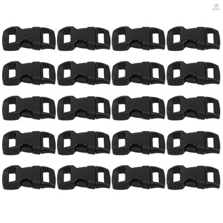 [pathfinder] Lixada 20 PCS Contoured Side Release Buckles for Paracord Bracelet Pet Collar Backpack