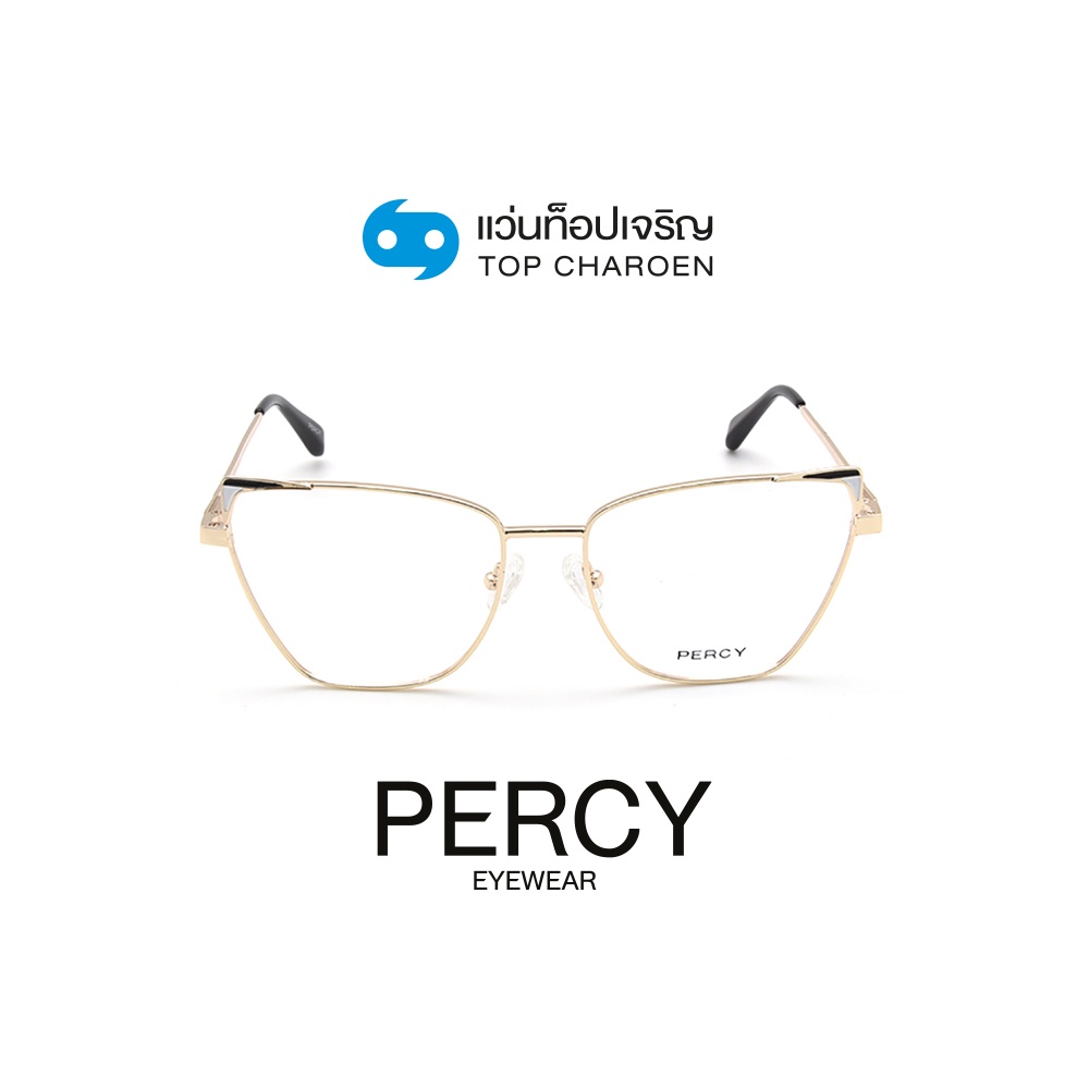 PERCY แว่นสายตาทรงCat-Eye M001-C1 size 55 By ท็อปเจริญ