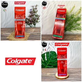 [Colgate] Optic White Renewal Whitening Toothpaste 85 g ยาสีฟัน คอลเกต เพื่อฟันขาว ขจัดคราบเหลือง