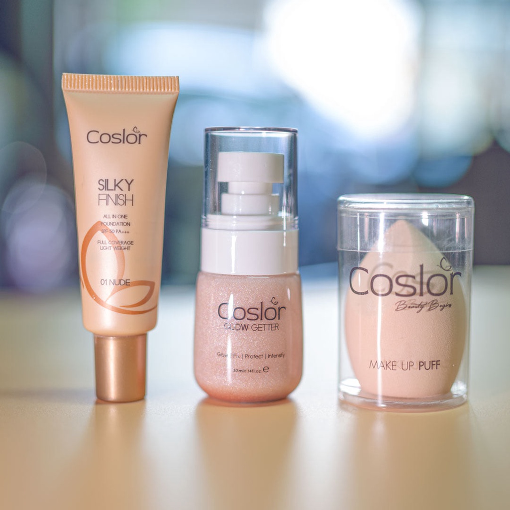 รองพื้นคอสเลอร์ Coslor Silky Finish all in one