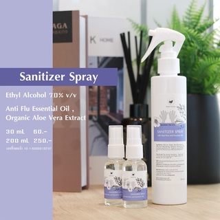 (Make Scents) สเปรย์แอลกอฮอล์ ทำความสะอาดมือเมคเซนท์ส Alcohol 70% v/v Sanitizer Hand Spray มือไม่แห้ง ไม่เหนียว กลิ่นหอม