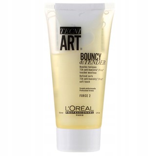 Loreal Tecni art bouncy &amp;tender curly cream gel 150ml มาใหม่ครีมจับลอนนวตกรรมใหม่ ในหลอดมีครีมและเจลในหลอดเดียว สามารถใช