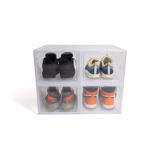 SLUM LTD - Kicks Fresh Fresh BoxX 4 Pack Clear กล่องใส่รองเท้าแบบใส แพค 4 ใบ